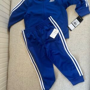 Adidas Kids Blue Track Pants